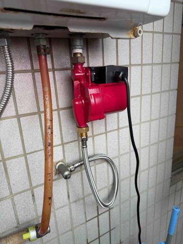 錒翰水電工程 - 熱水器加壓馬達安裝
