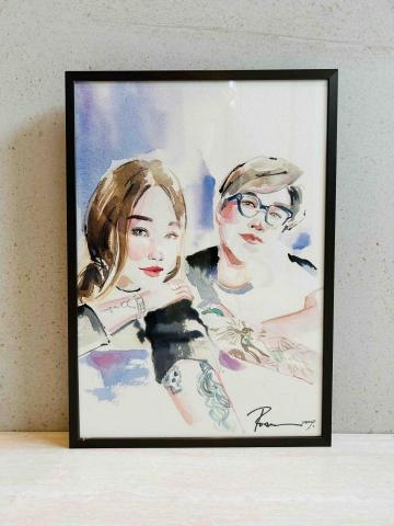 Rose 似顏繪插畫 - 