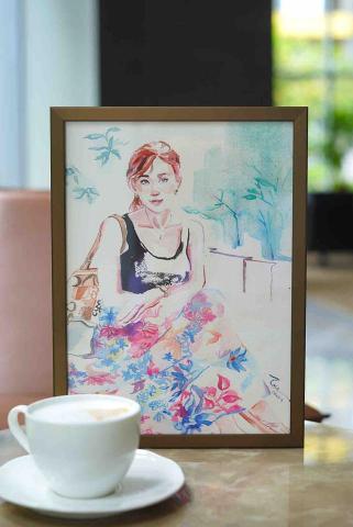 Rose 似顏繪插畫 - 