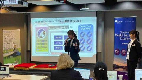 吳欣諭 - ISC競賽現場