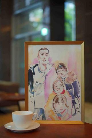 Rose 似顏繪插畫 - 