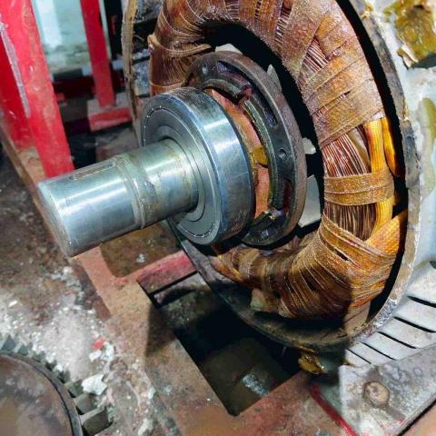 國慶企業社 - 100HP消防泵浦後軸承更換保養