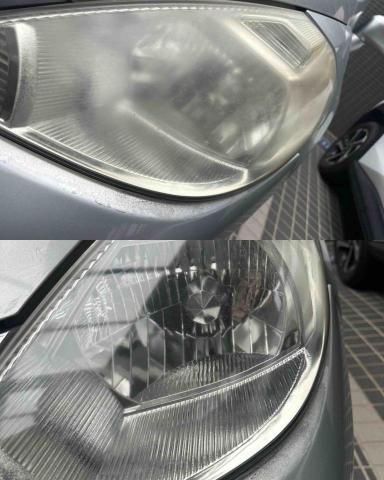 均帆清潔達人 - 大燈氧化處理前後照