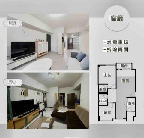 鑫豐工程行 - 老屋翻修施工前、後