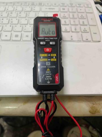 蔡奇均 - 電子測量電壓表