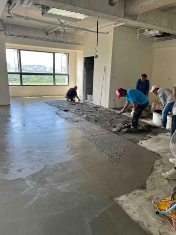 高宇泥作修繕工程 - 50坪地板打底