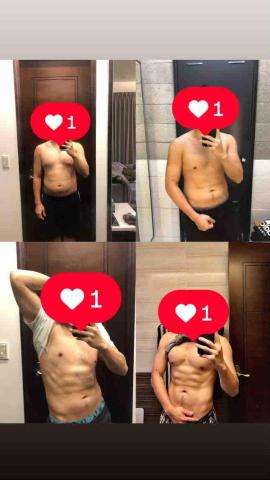 高正文 - 學生8個月減脂重訓配合