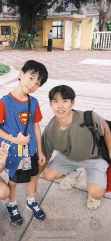 張捷勝 - 跟個教小朋友練習完合照