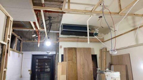 勝陽空調電器行 - 裝潢案場 吊隱式冷氣安裝