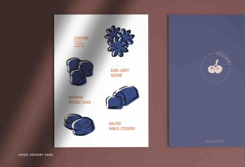 滑滑 - HOOD COFFEE 點心禮盒小卡