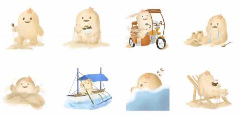 Shizuka draw - 幫客戶繪製的LINE貼圖