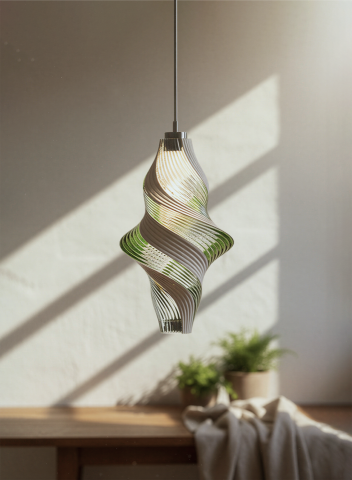 Tsai,Tzu-Chiao - 吊燈產品設計、建模及渲圖。