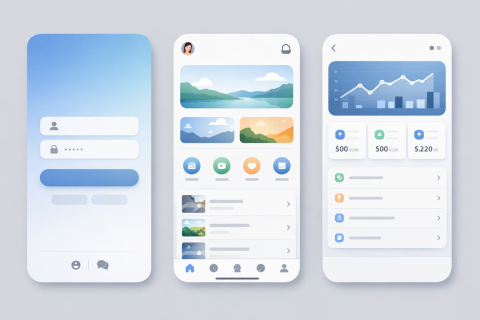 Justin Su - iOS App UI 設計示意圖