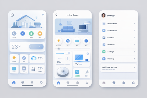 Justin Su - IOT Home App UI 示意圖