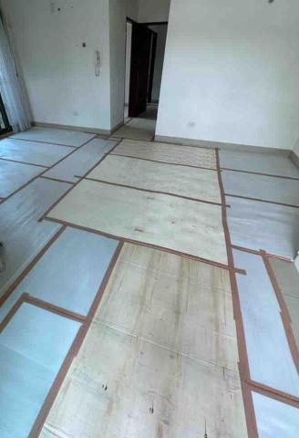 大吉工程行 - 竹北：施工前地板保護