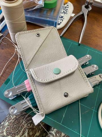 258-3space - 皮革錢包製作