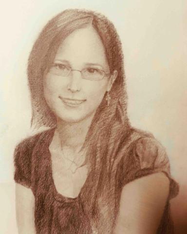 黃至正 - 朋友的人像素描