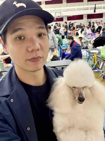 提供機車美容新北服務的專家Kai的萌寵到府