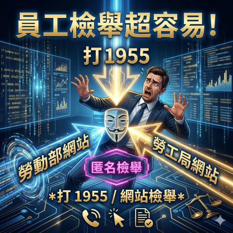 勞資權威陳民凱金豐SVIP顧問 - 員工檢舉超容易