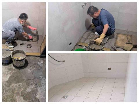 誠輝土木包工業/愷模驗屋 - 貼地磚