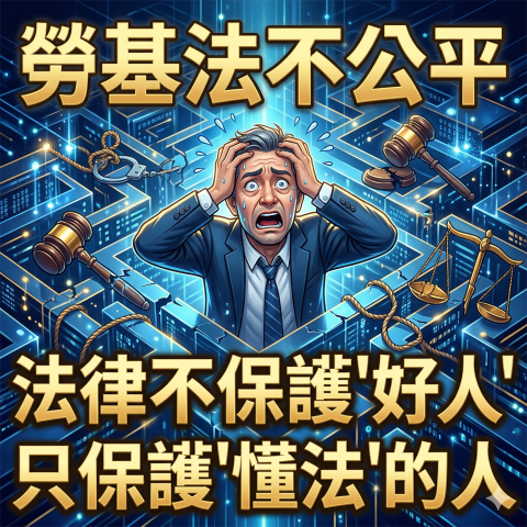 勞資權威陳民凱金豐SVIP顧問 - 法律只保護「懂法律」的人