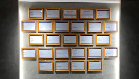 Steven Wu - 證照牆