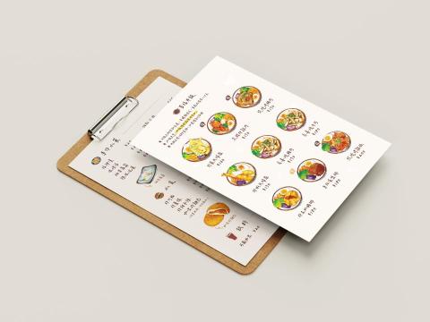 Niwa.Lee - 插畫菜單設計