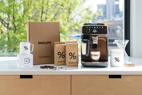 瓦爾多設計整合 - Philips LatteGo x %ARABICA