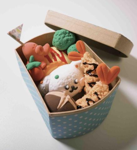 姚采伶 - 黏土課（作品範例）：美味小便當