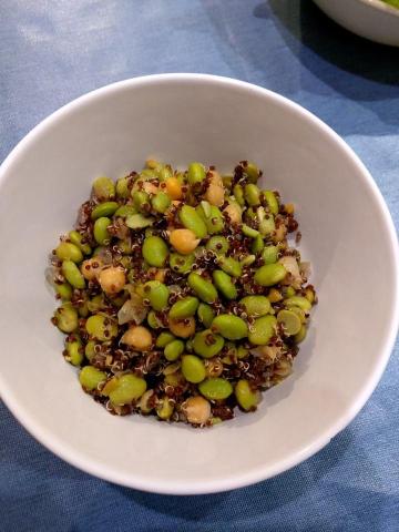 捷哥教你煮料理 - 涼拌藜麥毛豆