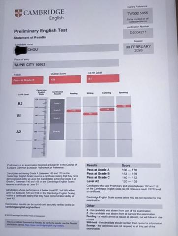 Albert Huang  - Pet (grade B) 2026/2/8 松山高中高二