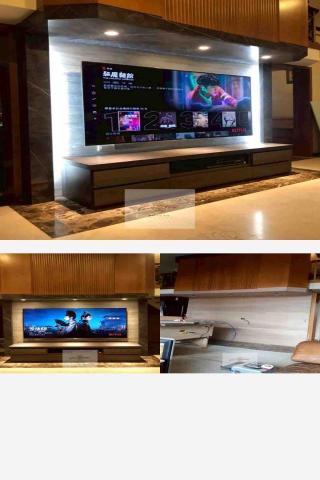 檜特藝術裝修工程 - 電視主牆｜木作整合
木質 &times; 石材 &times; 間接光
打造高質感客廳空間
✔ 木作包覆結構
✔ 隱藏線路設計
✔ 精緻收邊細節
檜特藝術裝修
0975-543-819