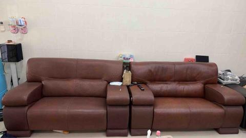 陳業發 - 頂級的牛皮沙發，在反覆兩次施工之後終於達到客戶的要求，謝謝您願意願意付出時間不斷與我們溝通；能成交的，從來不單單只有價格，更是一份被信任與被選擇的感動