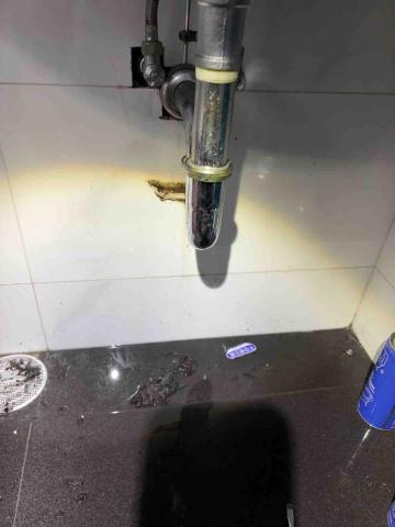 啟湧工程 - 處理臉盆水塞