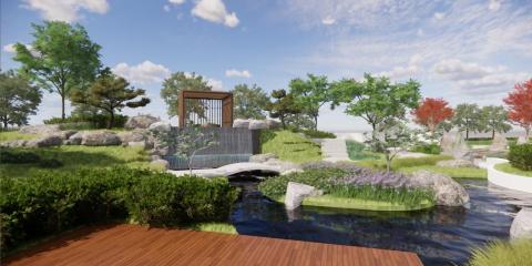 曜核視覺 REGULUS VISUAL - 建築中庭建模&渲染