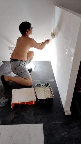 群勝水電工程 - 油漆施工