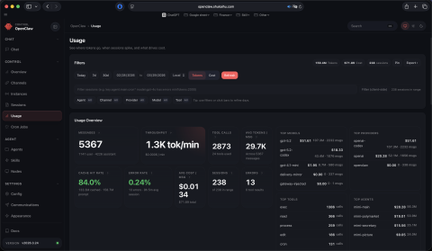 Shu-Kai Hu - openclaw usage