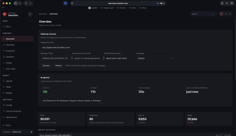Shu-Kai Hu - openclaw dashboard