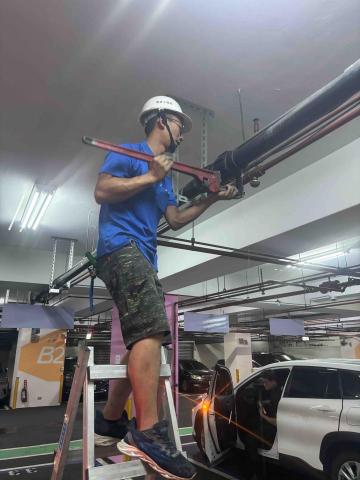 德宇水電工程行 - 蘆洲衛生局水管搶修