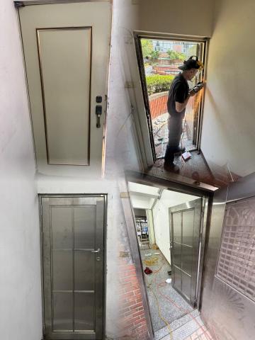 開鑫金屬工程 - 門片損壞更換
訂製不銹鋼門框和門片