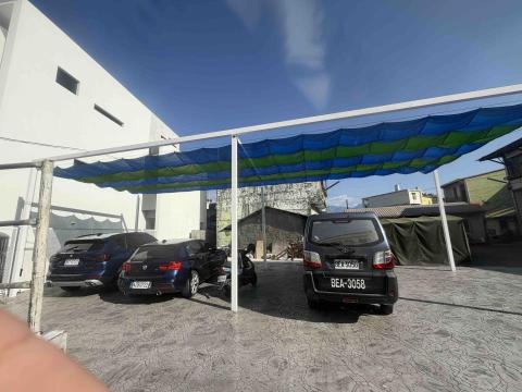 杰旗工程行 - 型鋼骨架雙拼加方管