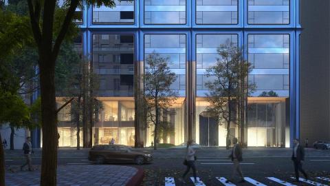 Hikarirei - 映時｜夜與藍
Nocturne Facade｜Taipei Residence

台北市集合住宅外觀設計，
以金屬立面與玻璃構成水平節奏，
透過光影轉換，讓建築在日夜之間呈現不同表情。
