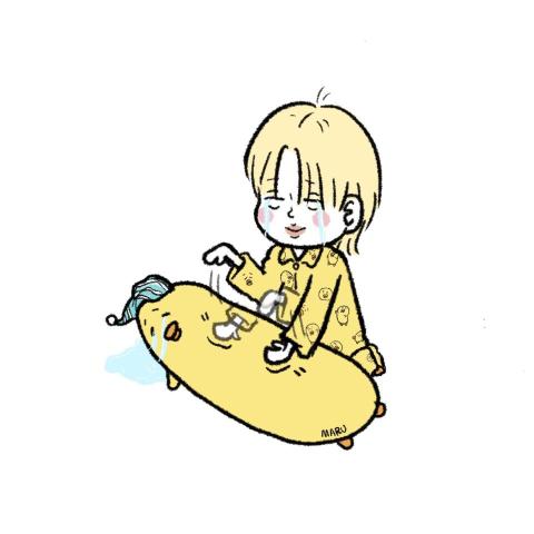 Maru - 這是一個思春期的過程
（黃黃的那隻是抱枕）