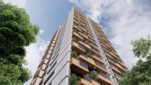 Hikarirei - 疊綠｜Living Layers

台北市集合住宅設計，
整合立體綠化法規，將植栽轉化為立面語彙，
透過層次與材質建立具生活感的建築表情。