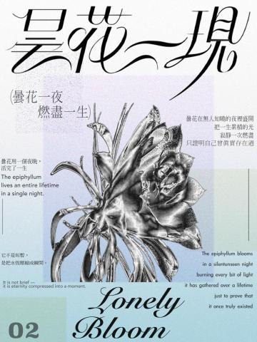 Li Hsin Yu (小魚） - 平面海報設計-曇花一現