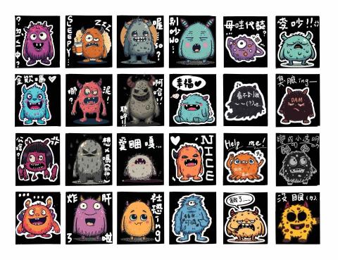 Li Hsin Yu (小魚） - 電繪 小惡魔主題插圖