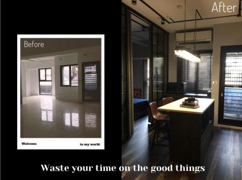 愛上生活室內設計有限公司 - 新大樓騎陵小宅放大術－工業風－單身品味宅