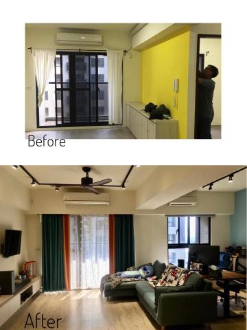 愛上生活室內設計有限公司 - 二手翻修，整修前後對比