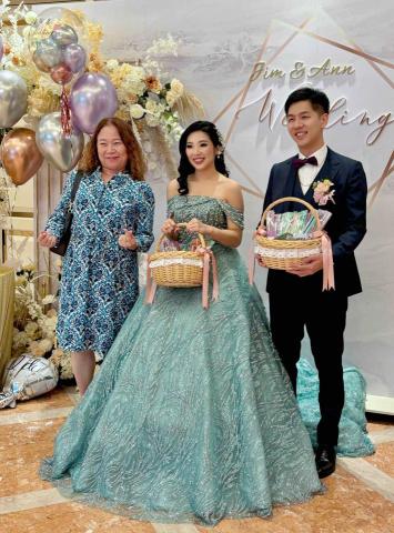 Caroline婚禮造型 - Caroline新娘現場