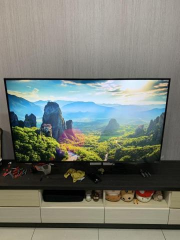 羽翔 - 電視壁掛安裝完成